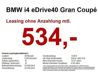 Rot Gebraucht 2024 BMW i4 Performance Limousine | 53.640 € (Etwas zu teuer)