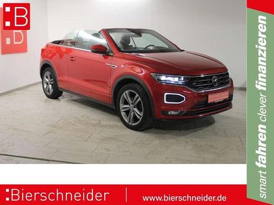 Gebraucht VW T-Roc Cabriolet R-line 150 PS (110 kW) 2021 Rot Cabrio