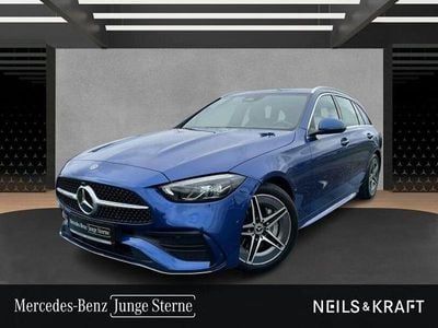 Gebraucht Mercedes C220 AMG 200 PS (147 kW) 2022 Blau Kombi