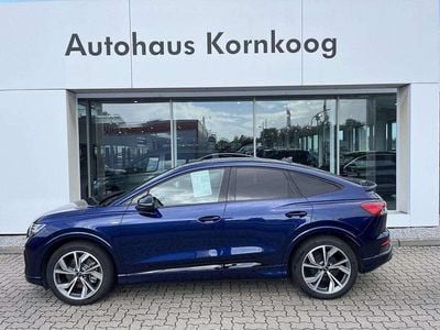 Gebraucht Audi Q4 Sportback e-tron S-Line 210 kW (286 PS) 2024 Navarrablau metallic SUV