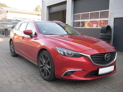 gebraucht Mazda 6 Sports-Line Kombi NAVI-LEDER-LED-AUTOMATIK-AHK