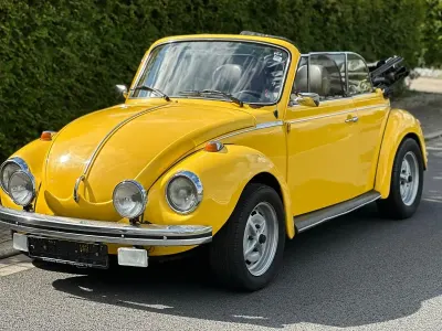 Brugt VW Käfer 50 HK (36 kW) 1974 Gul Cabriolet