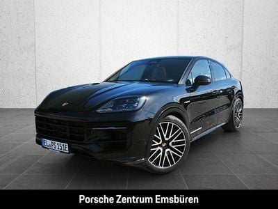 Gebraucht Porsche Cayenne E-Hybrid Coupe Black Edition 470 PS (345 kW) 2026 Chromitschwarzmetallic Coupé