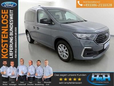 Gebraucht Ford Tourneo Connect Titanium 114 PS (83 kW) 2023 Grau (cyclone steel grey) Van / Kleinbus