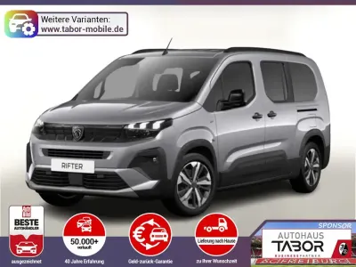 Neu Peugeot Rifter GT 131 PS (96 kW) 2026 Silber Van / Kleinbus