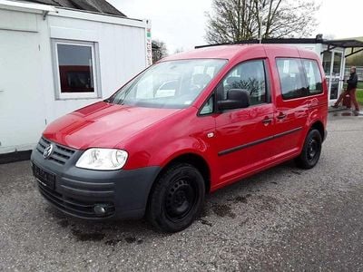Begagnad VW Caddy 105 HK (77 kW) 2008 Röd Minibuss