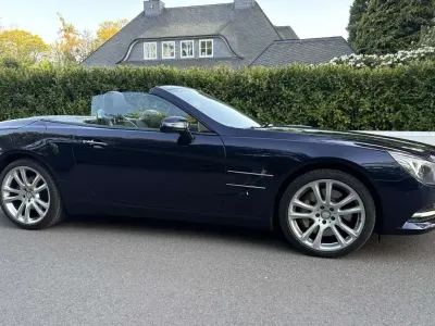 Brugt Mercedes SL500 435 HK (319 kW) 2014 Blå Cabriolet