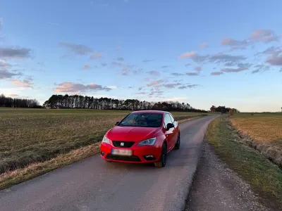 Brugt Seat Ibiza SC 105 HK (77 kW) 2014 Rød Hatchback