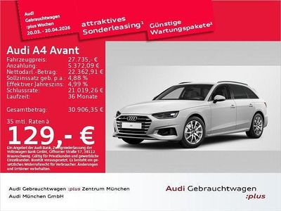 Gebraucht Audi A4 Advanced 204 PS (150 kW) 2023 Arkonaweiß Kombi
