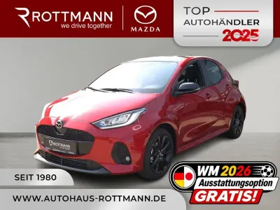 Neu Mazda 2 Homura-Line 116 PS (85 kW) 2025 Rot Limousine