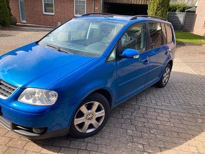 Gebraucht VW Touran 140 PS (102 kW) 2005 Blau Van / Kleinbus