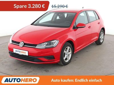 Gebraucht VW Golf VII Trendline 116 PS (85 kW) 2018 Rot Limousine