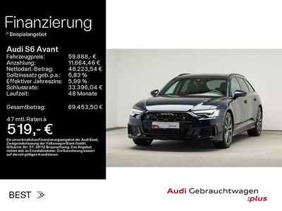 Gebraucht Audi S6 Ambiente 344 PS (253 kW) 2024 Firmamentblau metallic (metallic) Kombi