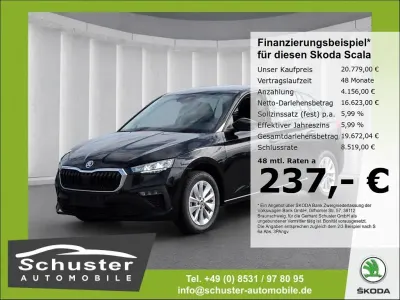 Gebraucht Skoda Scala Selection 95 PS (69 kW) 2025 Schwarz Kleinwagen