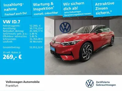Gebraucht VW ID.7 IQ Drive 210 kW (286 PS) 2025 Rot Limousine