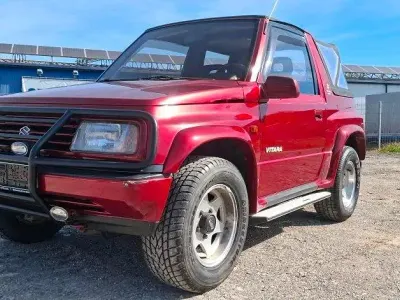 Gebraucht Suzuki Vitara 97 PS (71 kW) 1992 Rot Cabrio