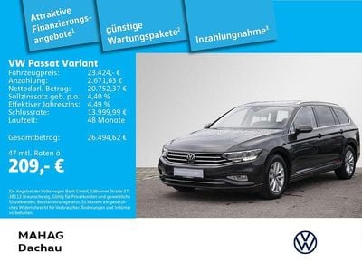 Grau Gebraucht 2022 VW Passat Business Kombi | 23.424 € (Guter Preis)