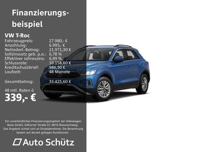 Gebraucht VW T-Roc Life 150 PS (110 kW) 2025 Ravennablau metallic SUV