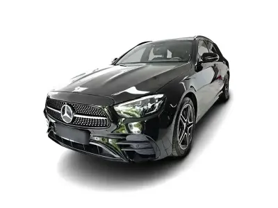 Gebraucht Mercedes E400 AMG line 2022 Schwarz Limousine