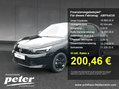Neu Opel Corsa Edition 101 PS (74 kW) 2025 Schwarz Limousine