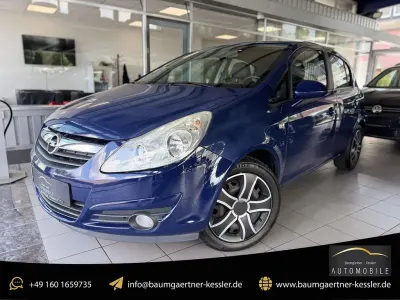Gebraucht Opel Corsa Cosmo 80 PS (58 kW) 2008 Royalblau h: u2/f:atlantikblau Kleinwagen