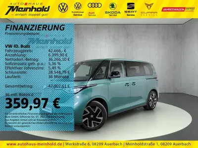 Gebraucht VW ID. Buzz Pro 150 kW (204 PS) 2023 Bay leaf green metallic Van / Kleinbus