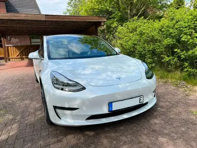 Käytetty Tesla Model 3 Long Range AWD 366 kW (498 HP) 2020 Valkoinen Sedan