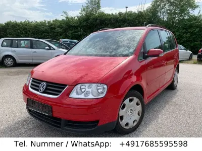 Gebraucht VW Touran Trendline 116 PS (85 kW) 2004 Tornadorot Van / Kleinbus