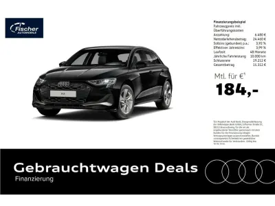 Używany Audi A3 Advanced 150 KM (110 kW) 2025 Czarny Sedan/Limuzyna