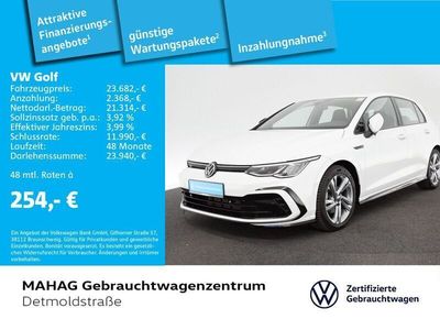 Gebraucht VW Golf VIII R-line 131 PS (96 kW) 2021 Pure white Limousine