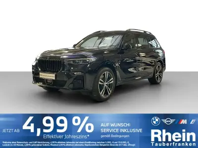 Brugt BMW X7 Sport Line 530 HK (389 kW) 2022 Sort SUV