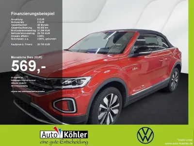 Begagnad VW T-Roc Cabriolet Goal 116 HK (85 kW) 2025 Röd Cab