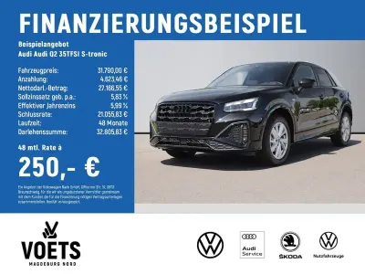 Gebraucht Audi Q2 S-Line 150 PS (110 kW) 2024 Mythosschwarz metallic SUV