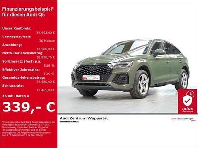 Gebraucht Audi Q5 Sportback S-Line 204 PS (150 kW) 2022 Distriktgrün metallic SUV