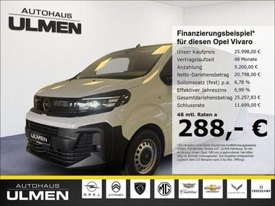 Weiss Gebraucht 2024 Opel Vivaro Edition Van / Kleinbus | 25.998 € (Fairer Preis)