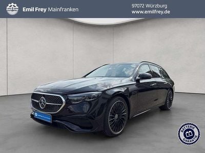 Gebraucht Mercedes E300 AMG 313 PS (230 kW) 2025 Obsidianschwarz metallic Kombi