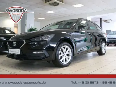 Gebraucht Seat Leon Style 116 PS (85 kW) 2022 Midnight schwarz metallic Kombi