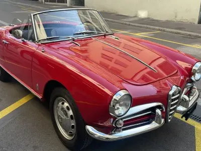 Gebraucht Alfa Romeo Giulietta Veloce 103 PS (75 kW) 1957 Rot Cabrio