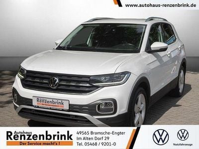 Gebraucht VW T-Cross IQ Drive 110 PS (80 kW) 2021 Weiß SUV
