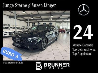 Lack kosmosschwarz Gebraucht 2023 Mercedes A250 AMG Limousine | 39.990 € (Teuer)
