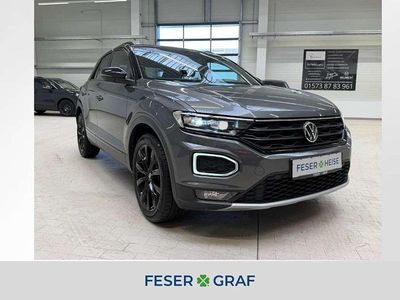 Gebraucht VW T-Roc Sportline 150 PS (110 kW) 2021 Indiumgrau metallic schwarz SUV