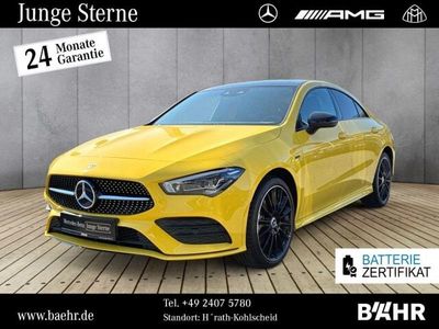 Second-hand Mercedes CLA250e 160 CP (117 kW) 2021 Galben Berlinǎ