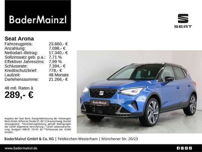 gebraucht Seat Arona 1.0 TSI DSG FR ACC LED Kam.