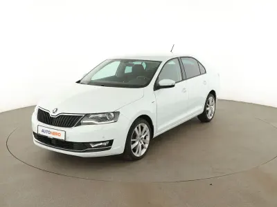 Gebraucht Skoda Rapid Clever 110 PS (80 kW) 2018 Weiß Kleinwagen