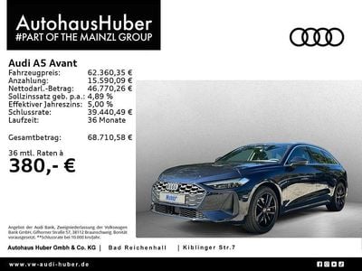 Firmamentblau metallic Neu 2026 Audi A5 S-Line Kombi | 62.360 € (Etwas zu teuer)