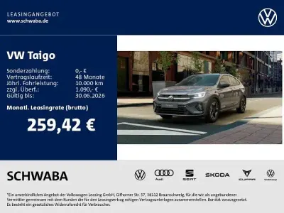Ny VW Taigo R-line 116 HK (85 kW) 2026 Grå SUV