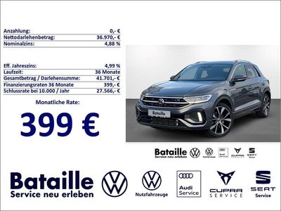 Brugt VW T-Roc R-line 190 HK (139 kW) 2024 Grå SUV