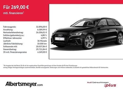 Gebraucht Audi A4 S-Line 286 PS (210 kW) 2022 Mythosschwarz metallic Kombi