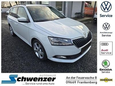 Gebraucht Skoda Fabia Ambition 95 PS (69 kW) 2022 Moonweiss metallic Kleinwagen