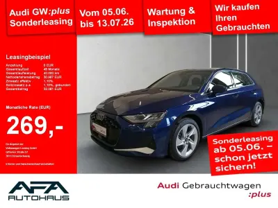 Occasion Audi A3 Advanced 150 ch (110 kW) 2025 Bleue Berline